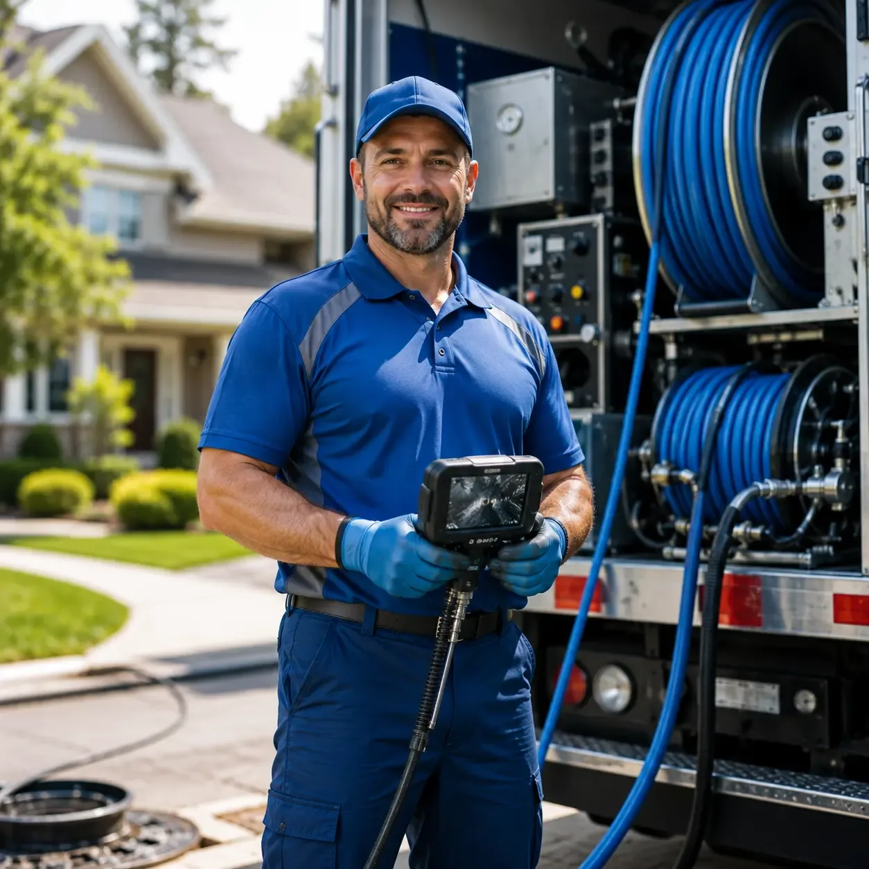 Local outdoor drain cleaning specialists in Knickerbocker, TX